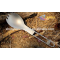 High Quality Pure Titanium Folding Spork